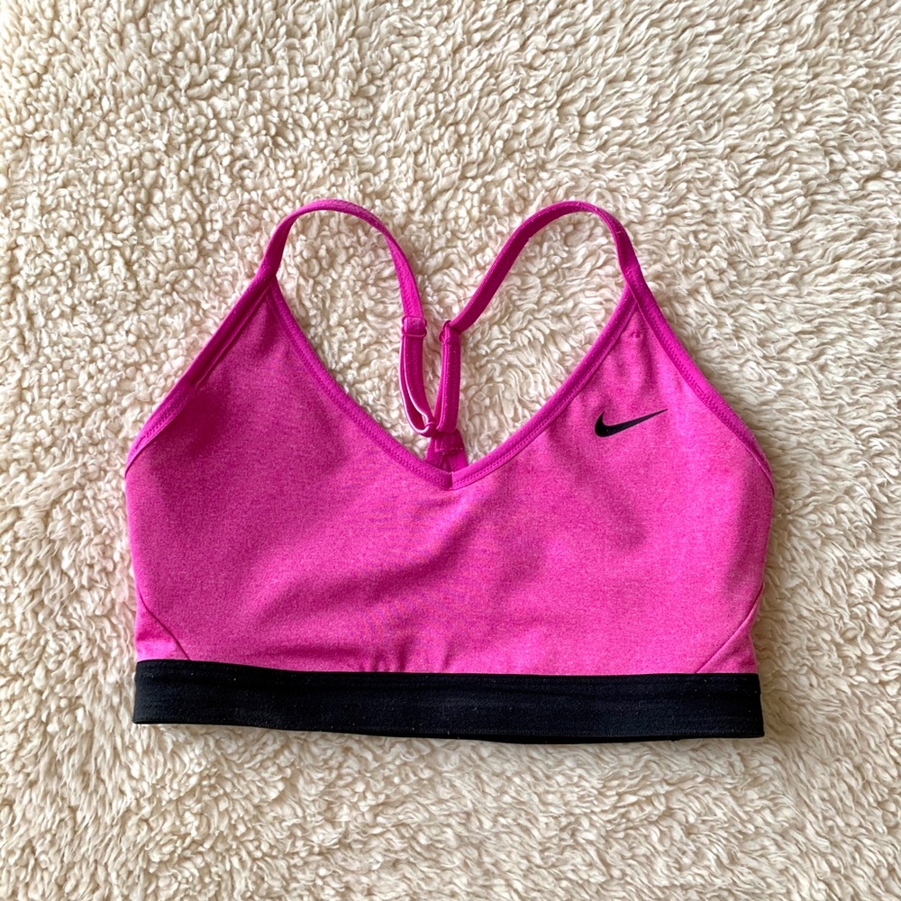 Nike Indy Sports Bra, Medium, Pink